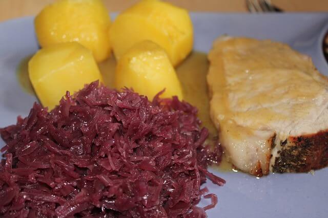 Receta de Rotkohl – col morada con manzana