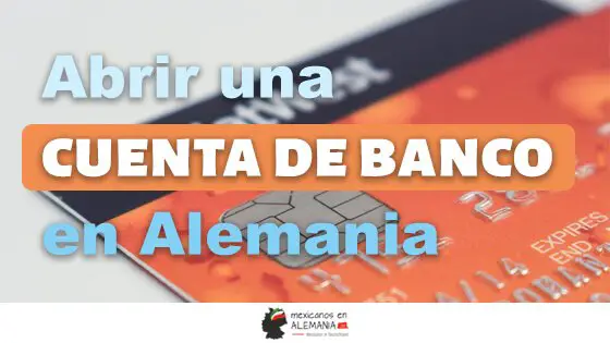 Abrir una cuenta de banco en Alemania