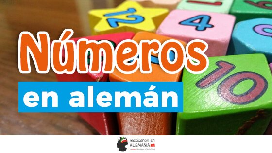 Los números en alemán